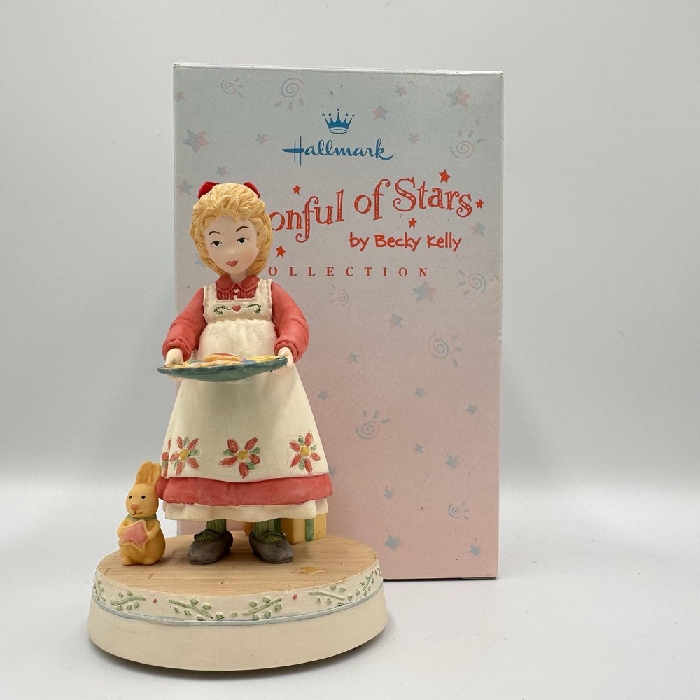 Hallmark Spoonful Of Stars Christmas Caring 1998 Figurine Becky Kelly Boxed